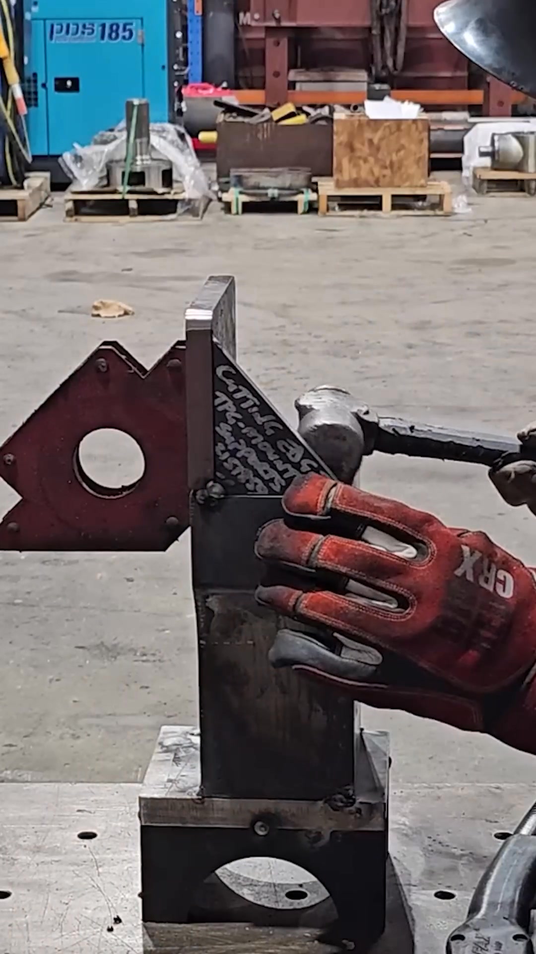 Heavy-duty tool post grinder build