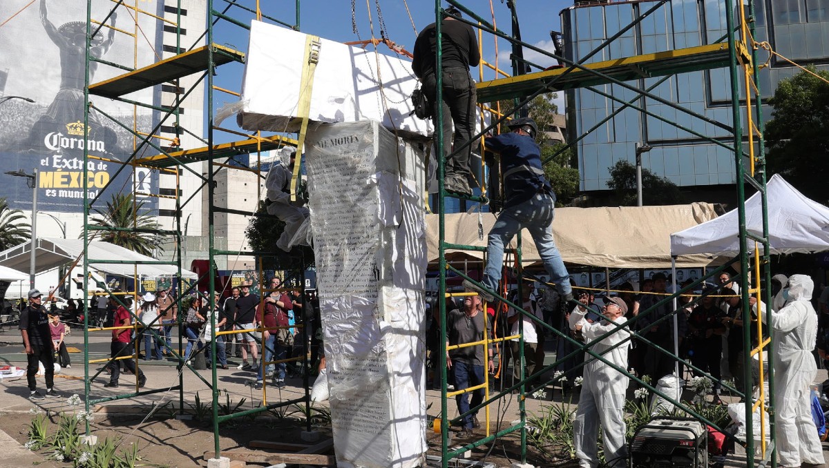 Antimonumento en Reforma denuncia la violencia contra periodistas en ...