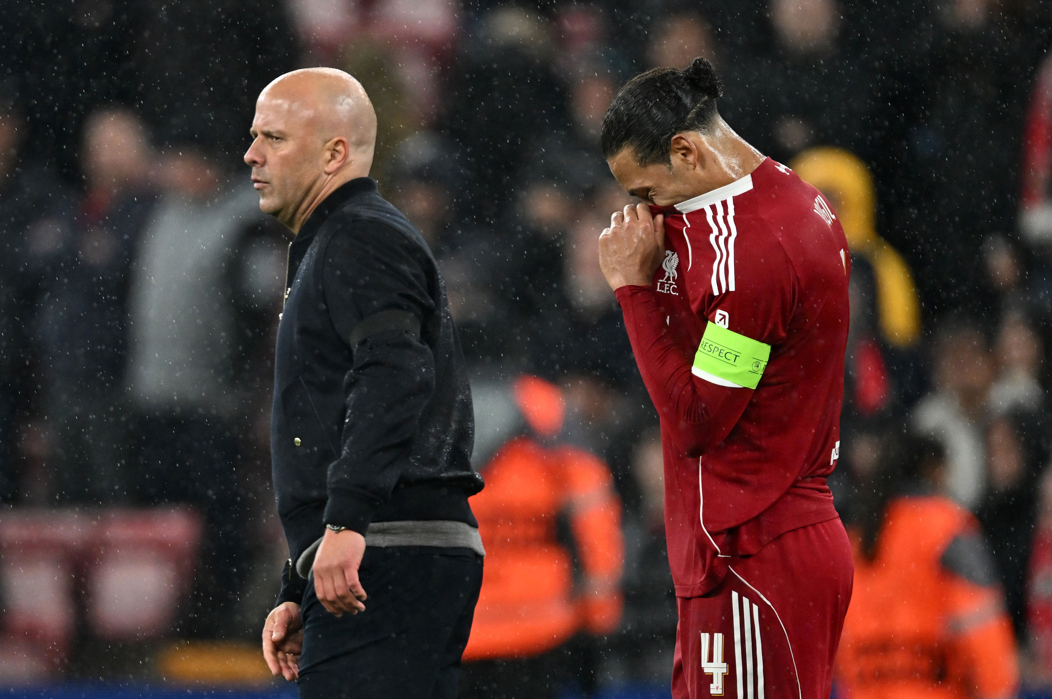 Virgil van Dijk first player to respond to Slot sacking