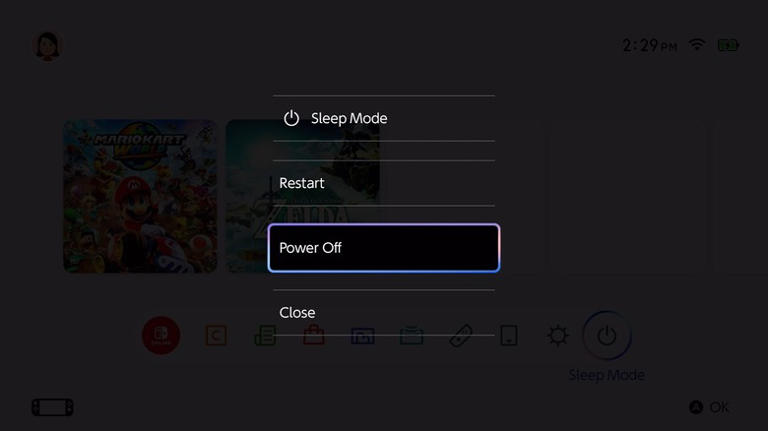 When should you fully power off your Nintendo Switch 2 vs using sleep mode?