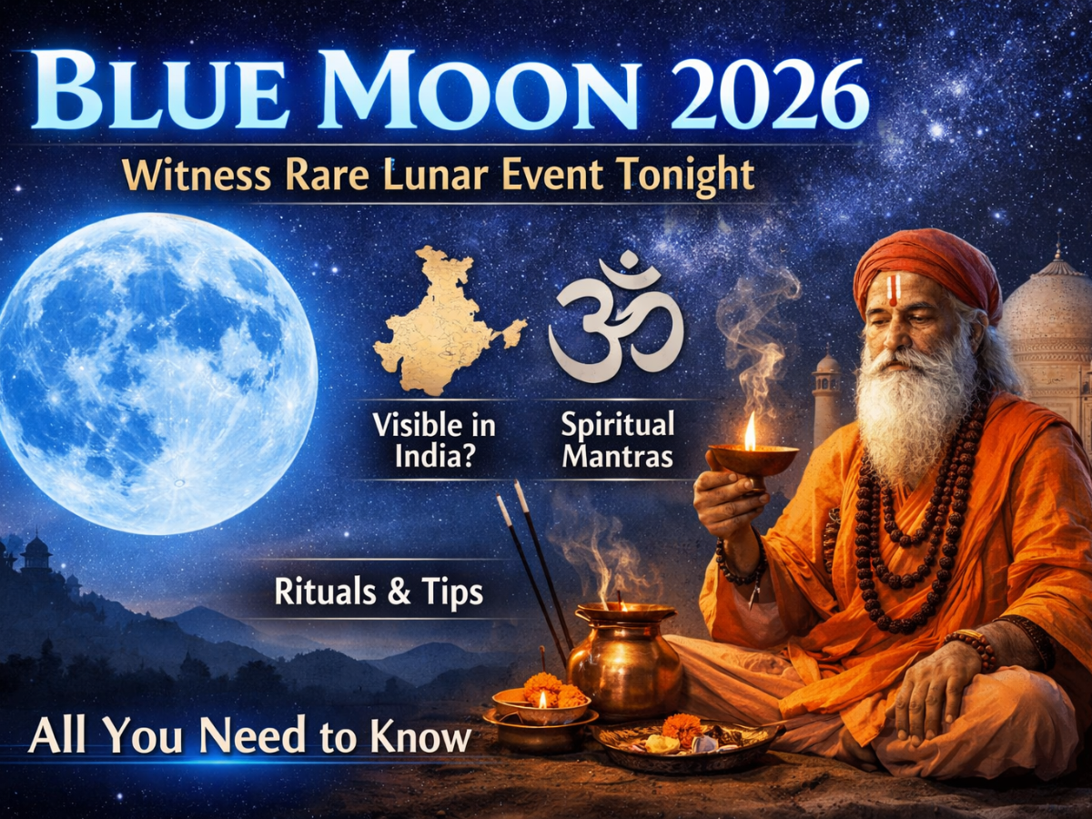 Blue moon 2026: Witness rare lunar event tonight, will it be visible in ...