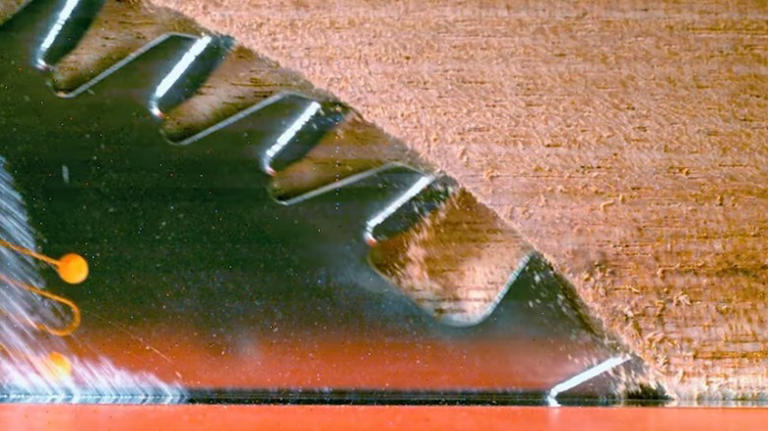 What does a kerf cut mean in woodworking?