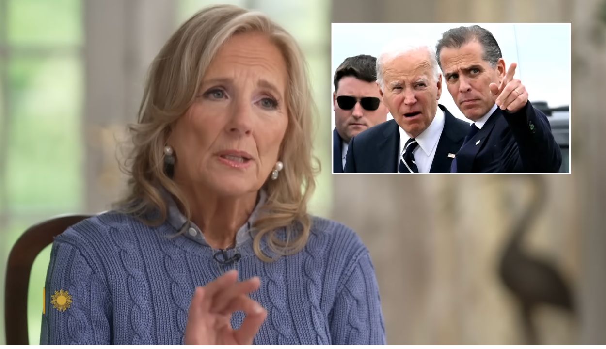 Jill Biden defends her husband flip-flopping on Hunter Biden pardon in ...