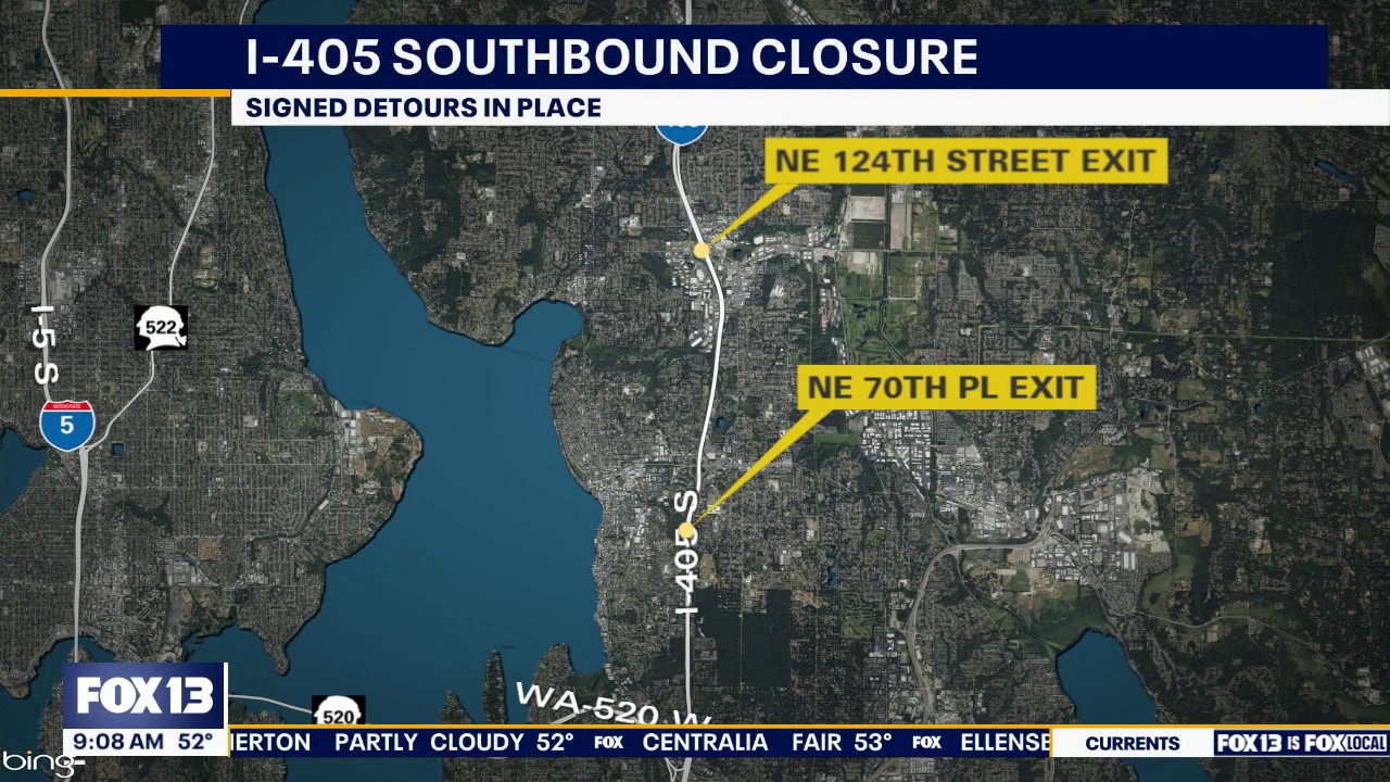 I-405 and SR 18 closures jam weekend traffic