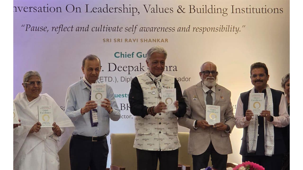 Reliance Jio CFO Rajneesh Jain launches book 'Quiet Excellence' in Delhi
