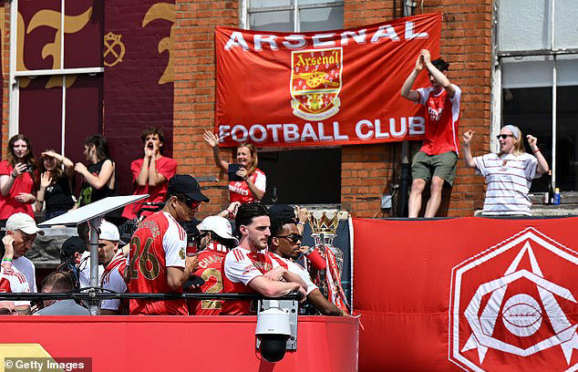 A party 22 years in the making: Arsenal celebrate Premier League title ...