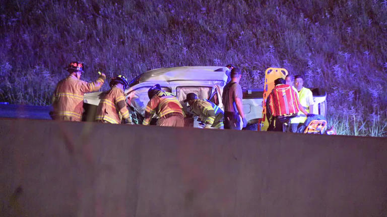 One dead, another hospitalized after early morning wrong-way crash on ...