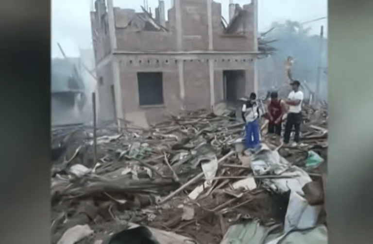 Dozens killed in blast at explosives depot in northeastern Myanmar
