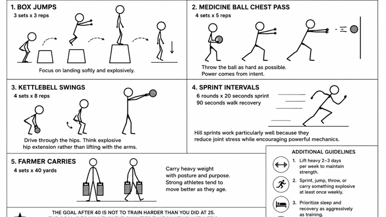 How to build explosive power after 40