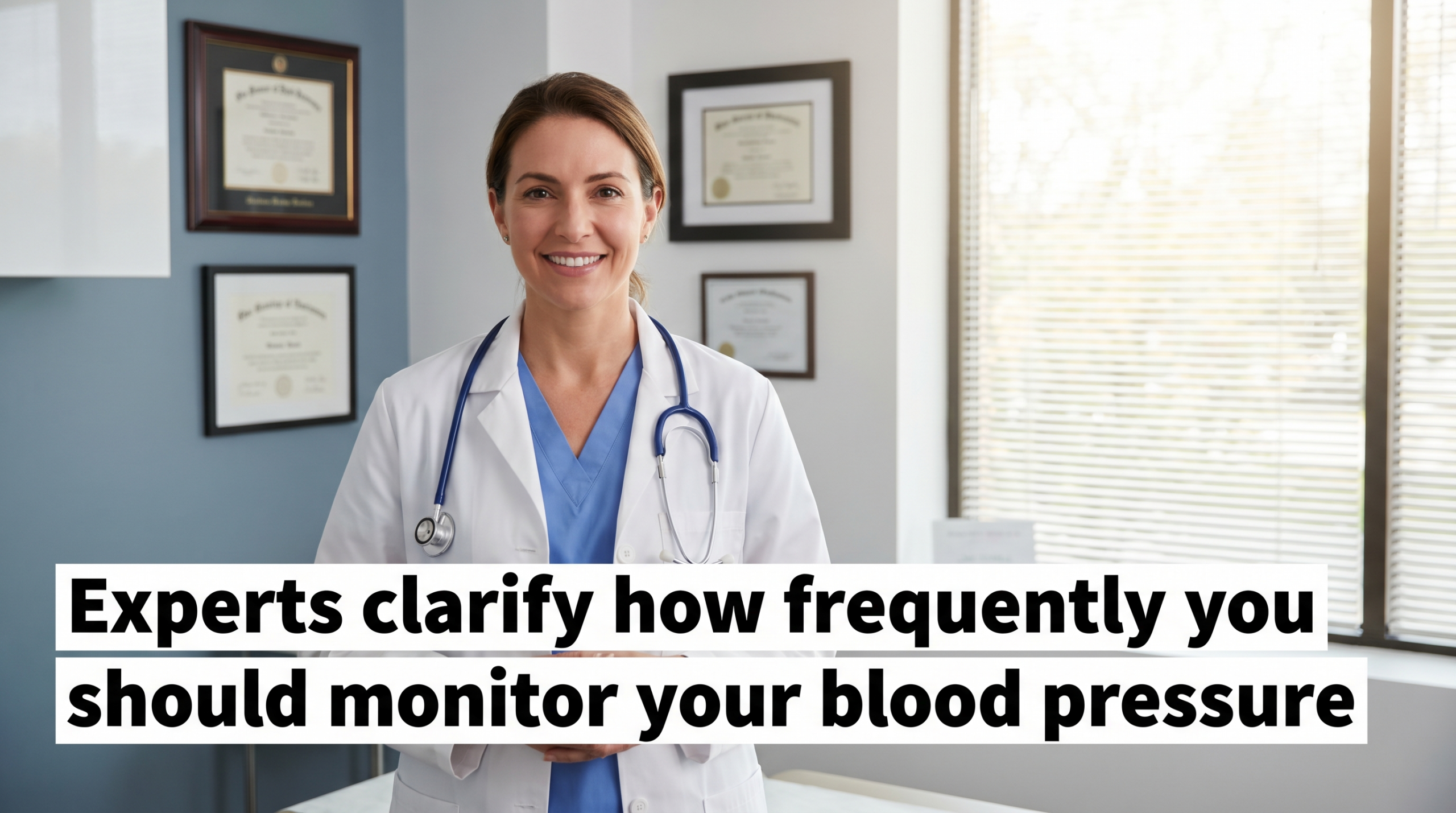 Experts clarify how frequently you should monitor your blood pressure