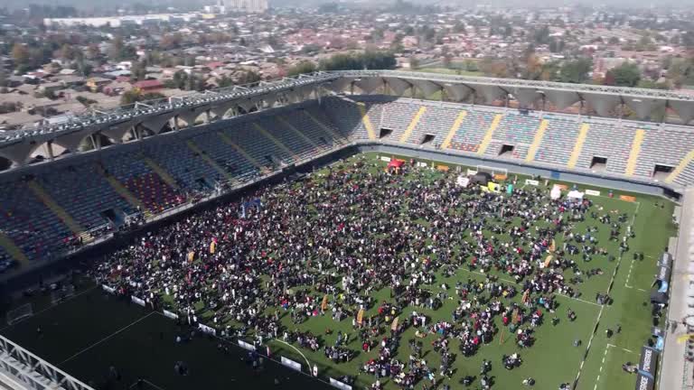 Thousands flock to Santiago stadium for massive 2026 World Cup sticker ...
