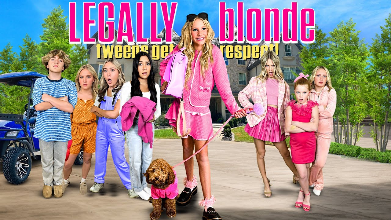 Legally blonde in real life! 🎀 Meet our large family