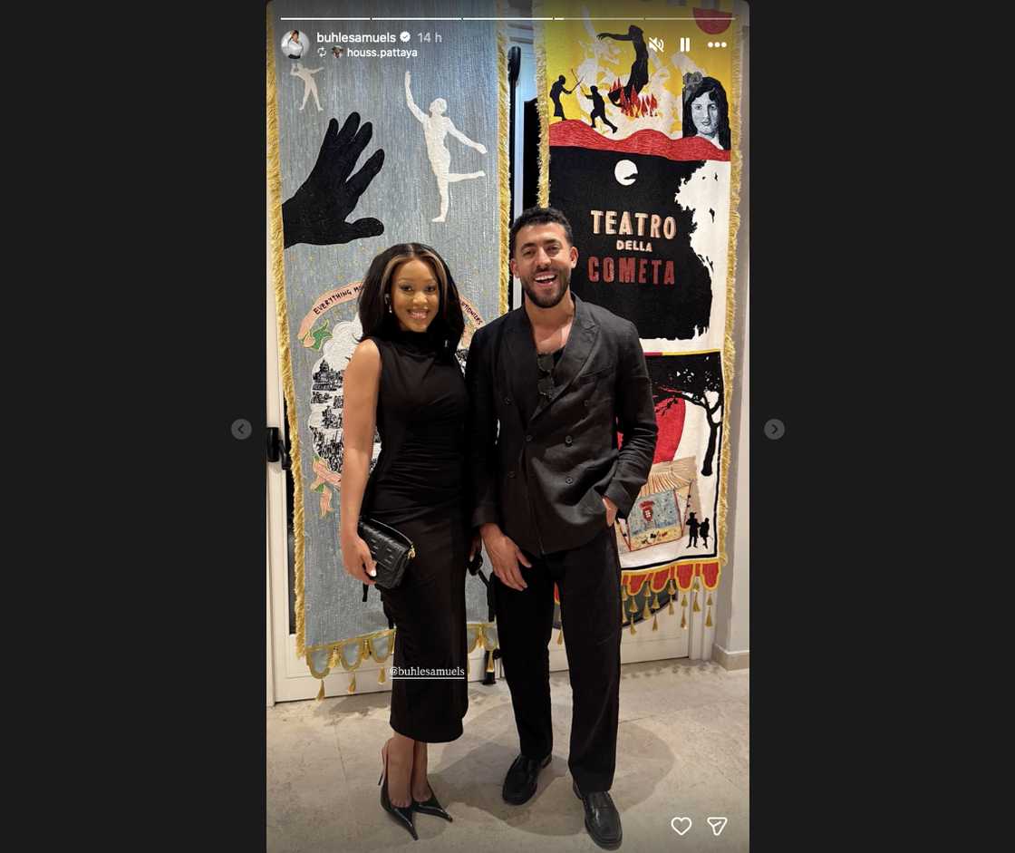 See Buhle Samuels' first post since her ex-husband's murder
