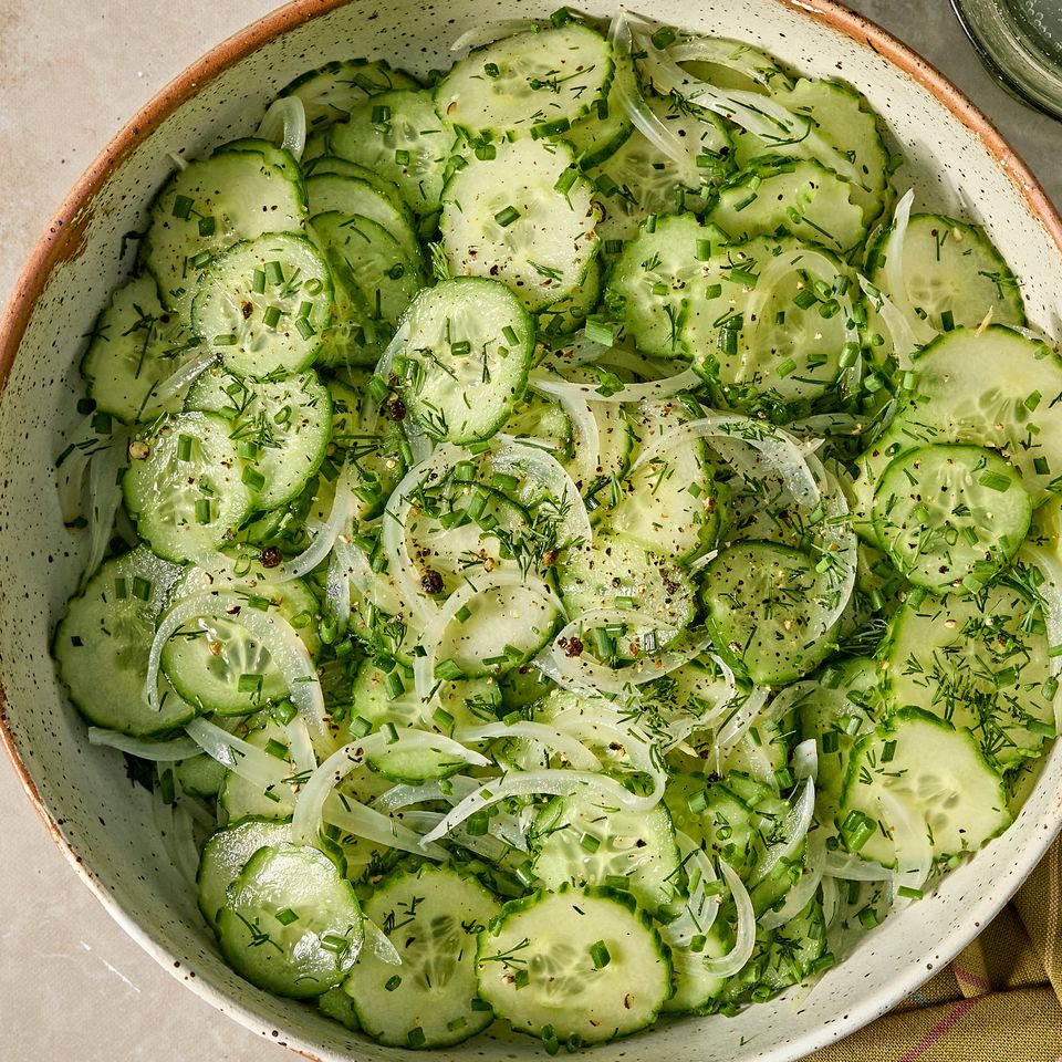 Recipe image of Easy Marinated Cucumbers