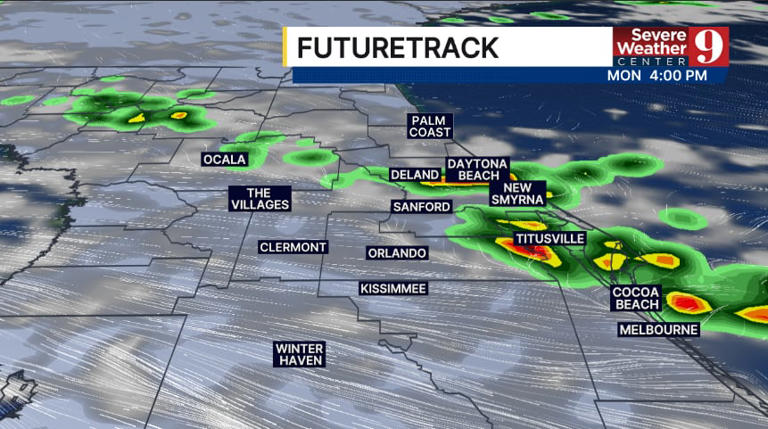 Cold front to bring widespread storms on Tuesday, highs in the upper 80s