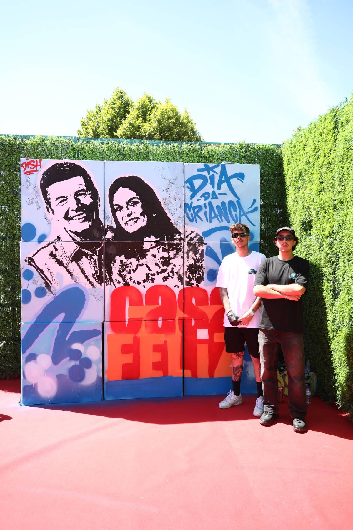 Artista cria mural ao vivo para assinalar o Dia da Criança na 'Casa ...