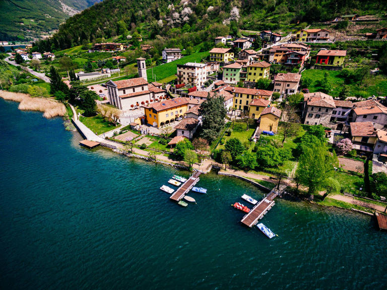 Italienisches Idyll: Der Iseosee gilt noch als Geheimtipp