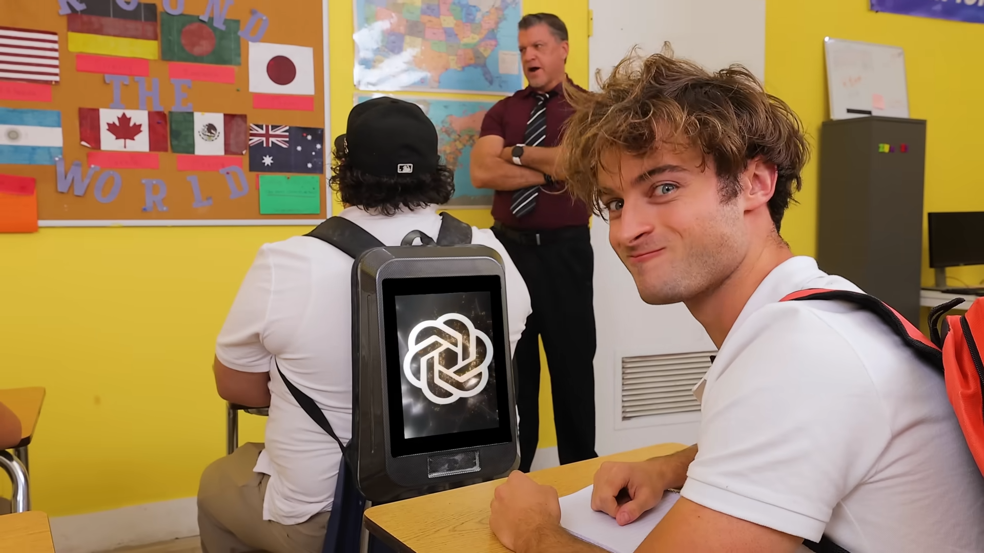Banned school gadgets turned one classroom into total chaos