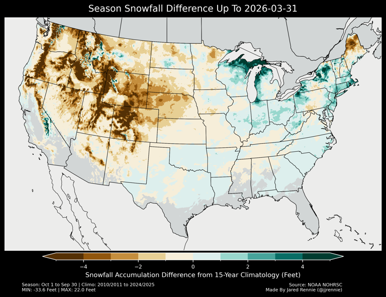 Mapping the missing snow in the American West