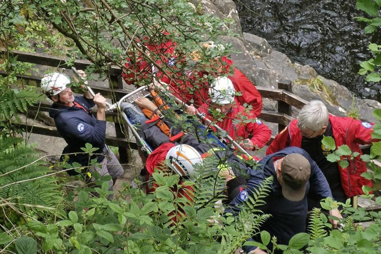 Cave rescue called out after woman falls and hurts her ankle at ...