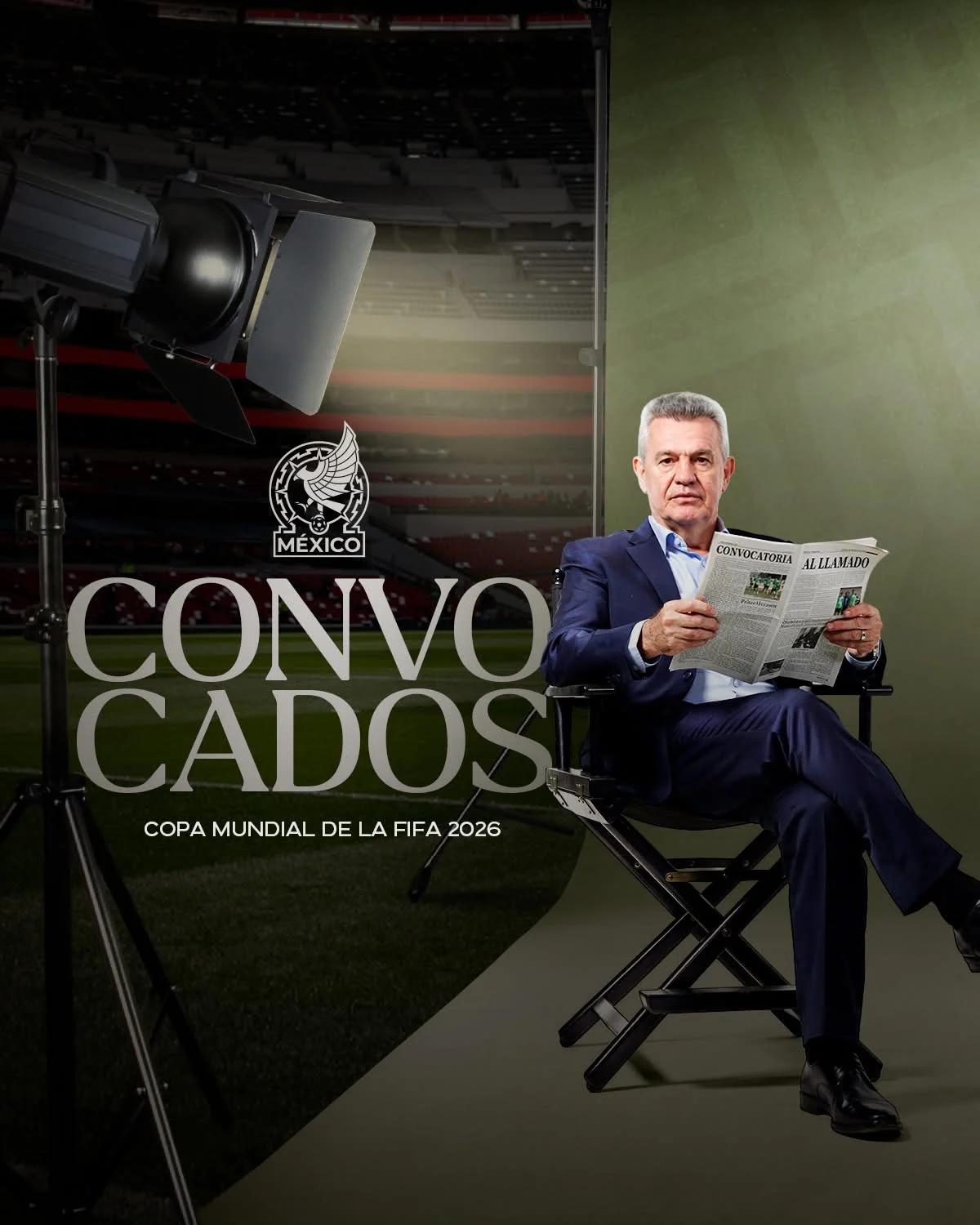 Revelan lista de los 26 convocados de la selección mexicana para la ...