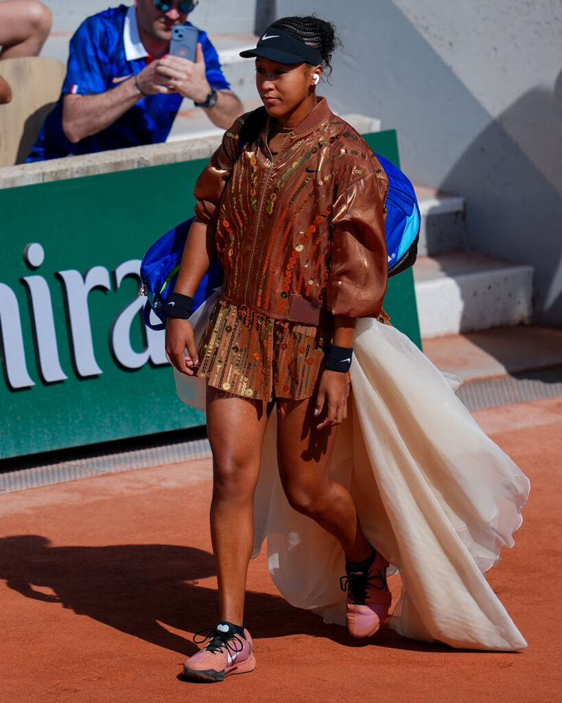 Naomi Osaka wore Nike x Germanier to the 2026 French Open