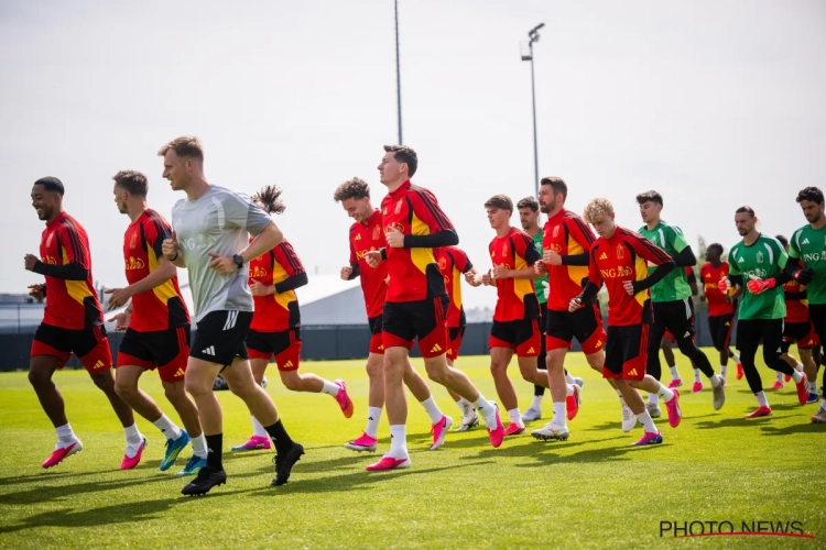 Deux Diables Rouges absents pour le dernier entraînement avant le ...