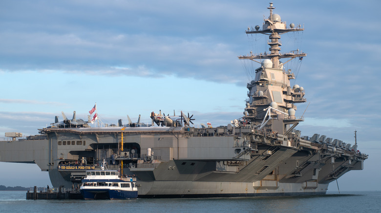 The USS Gerald R Ford's next mission is as a floating nuclear power plant