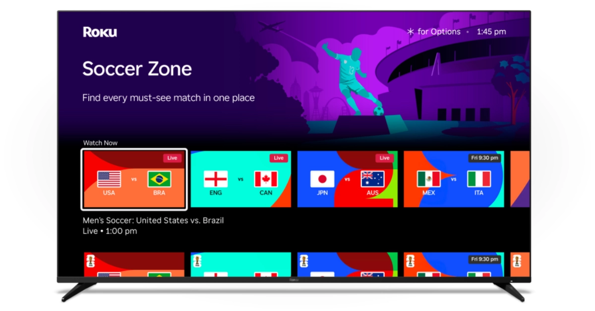 Roku Centralizes FIFA World Cup Content with New Soccer Zone Portal