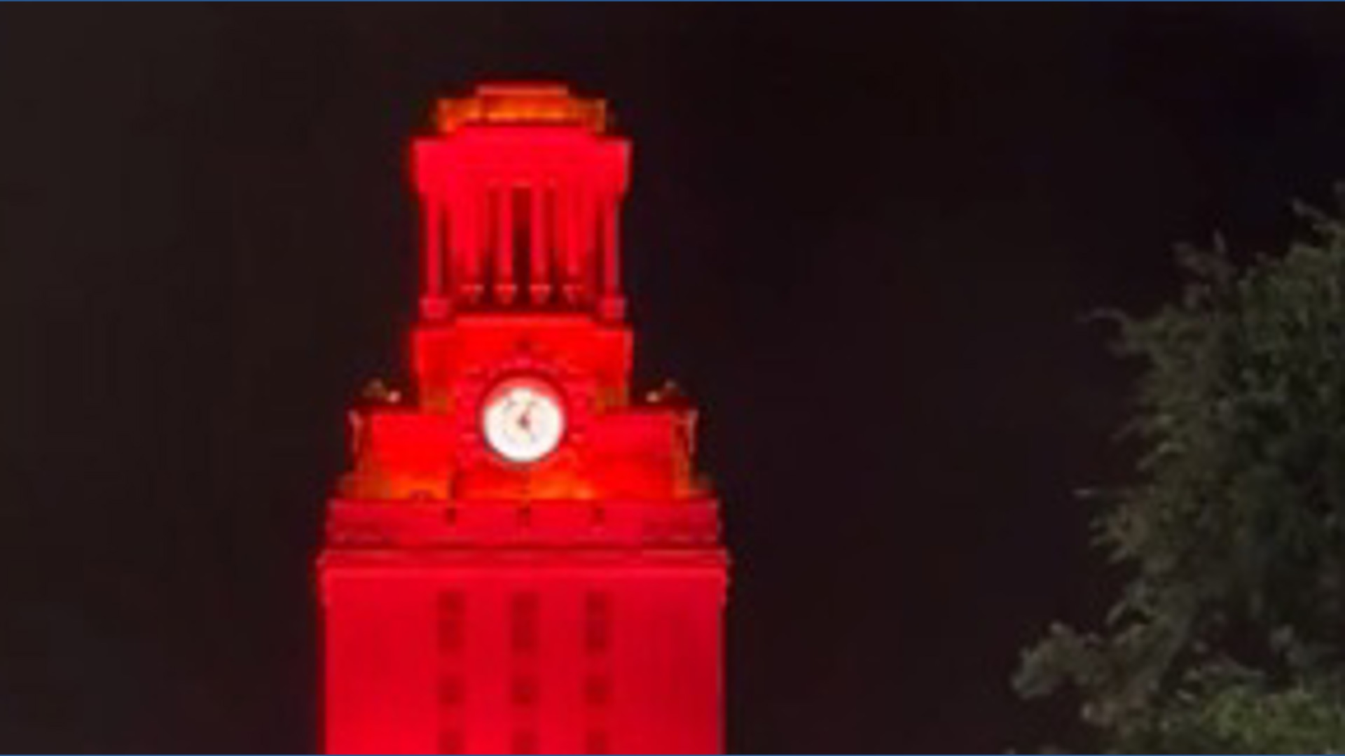 UT Austin Tower lights up burnt orange after Texas rowing team victory