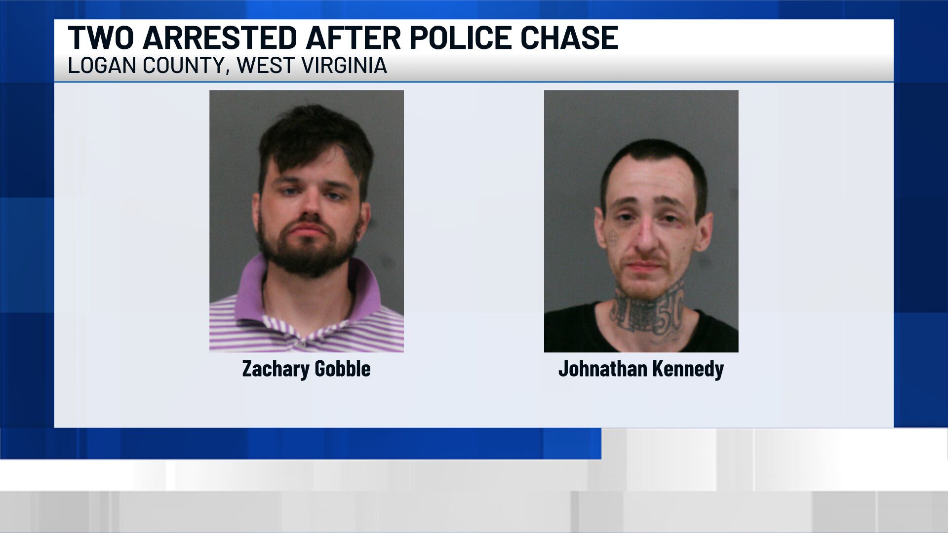 Two arrested after police chase