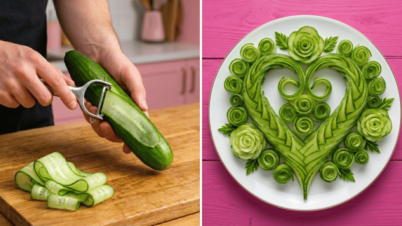 Slicing tricks that turn food into art