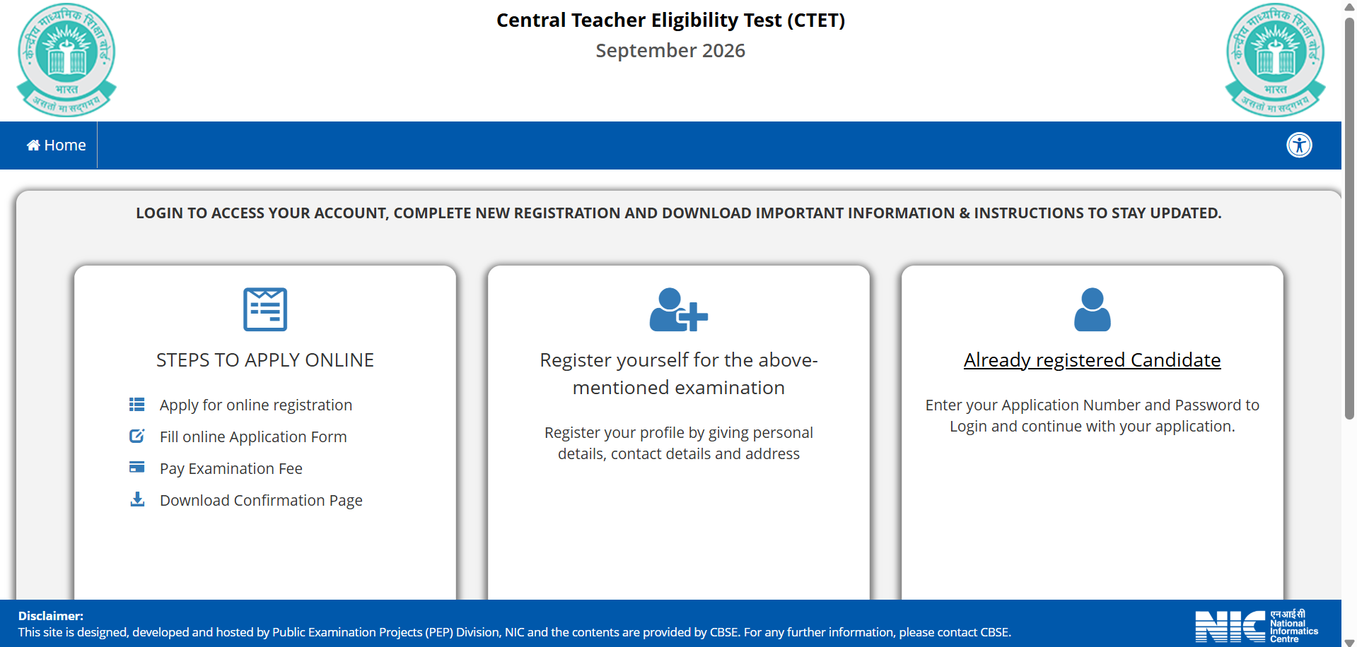 CTET September 2026 registration ends soon at ctet.nic.in: Check exam ...