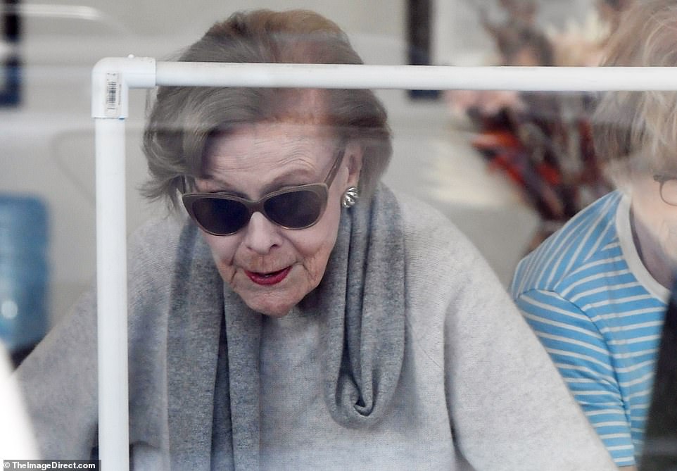 Hollywood icon, 97, steps out on rare outing