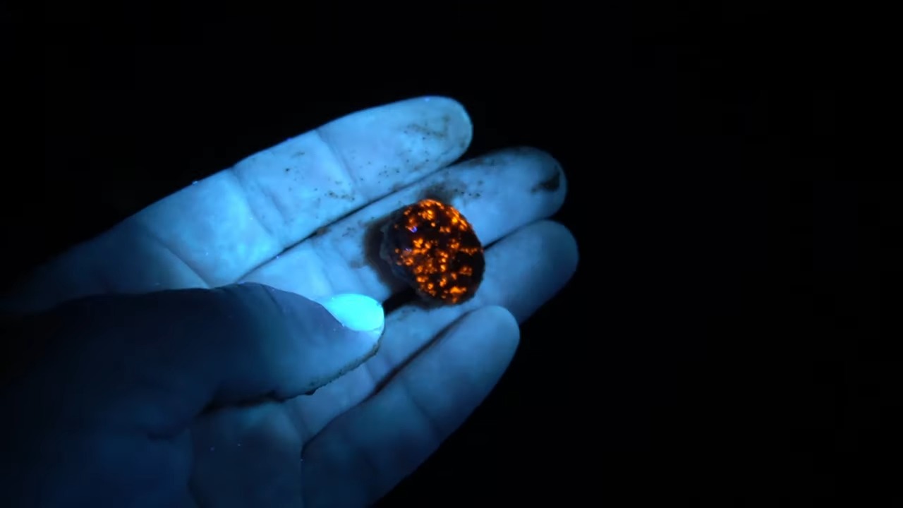 They scanned a Michigan beach at night - then the rocks started glowing ...