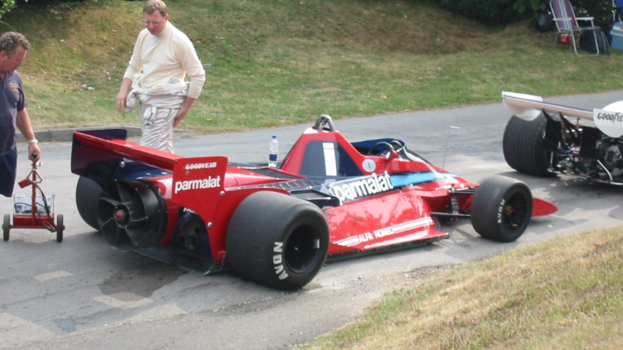 Brabham’s BT46B fan car won its only Grand Prix, Sweden 1978, with ...