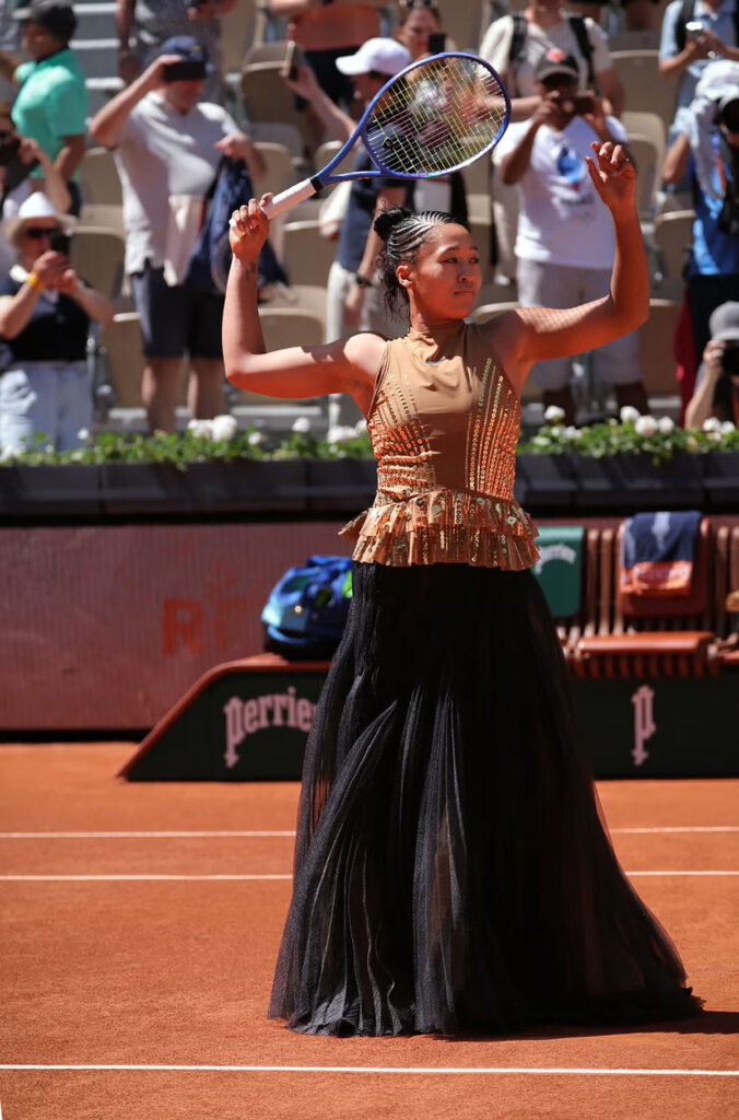 Naomi Osaka wore Nike x Germanier to the 2026 French Open