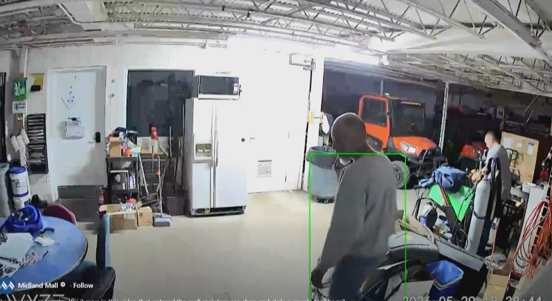 Midland Mall seeks help identifying two men accused of stealing tools