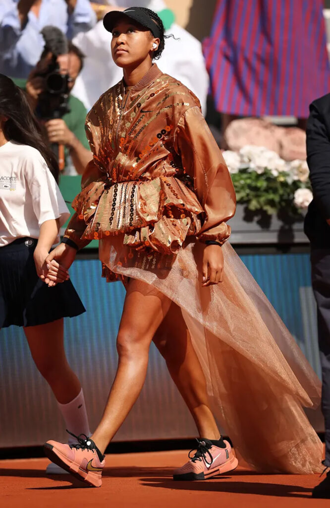 Naomi Osaka wore Nike x Germanier to the 2026 French Open