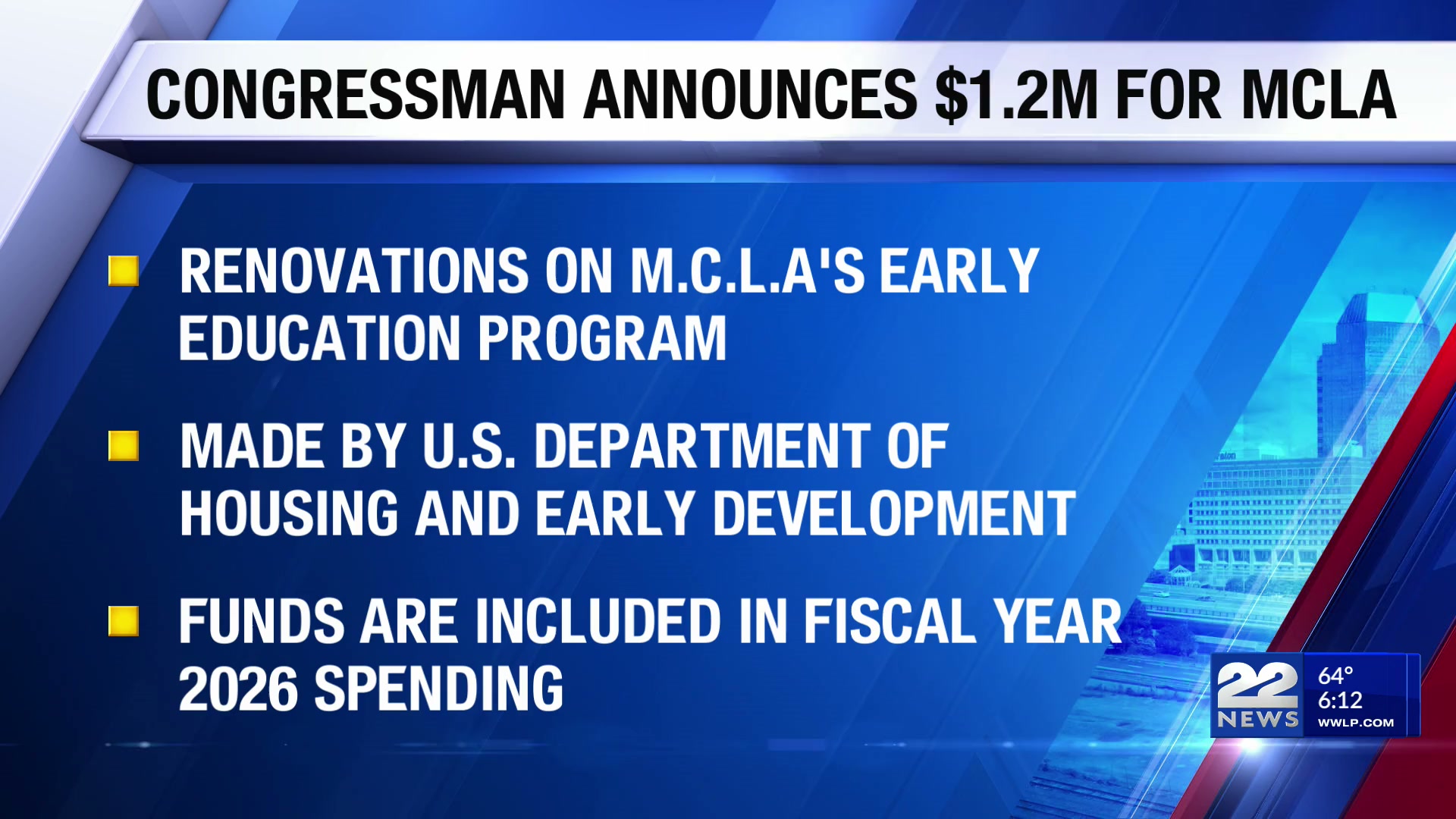Congressman Neal secures $1.2M for MCLA's Early Education Center