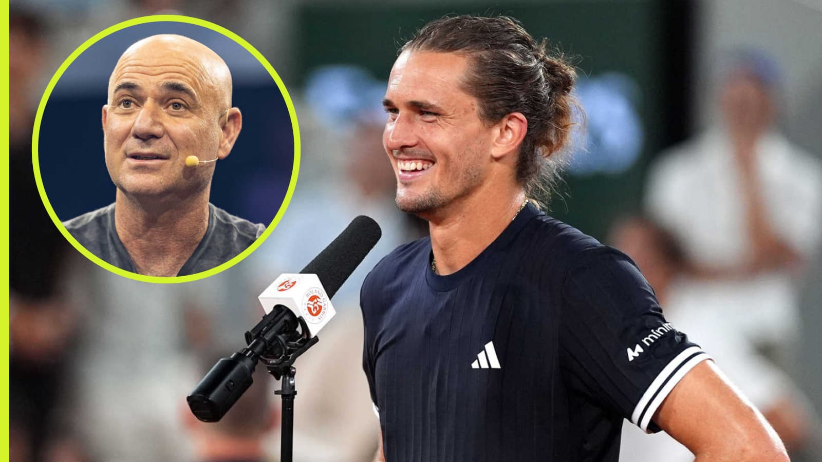 Andre Agassi hace un comentario sobre un «pequeño secreto sucio» a modo de advertencia a Alexander Zverev.