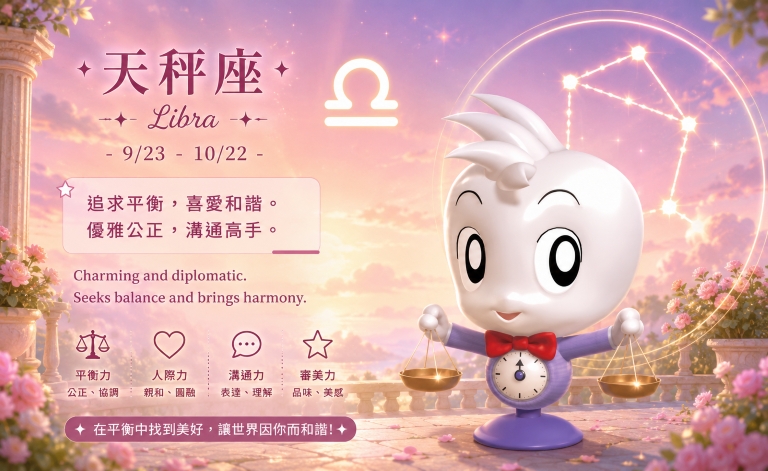 天秤座今日運勢：吉星入命受人矚目，各領域發展趨向高峰