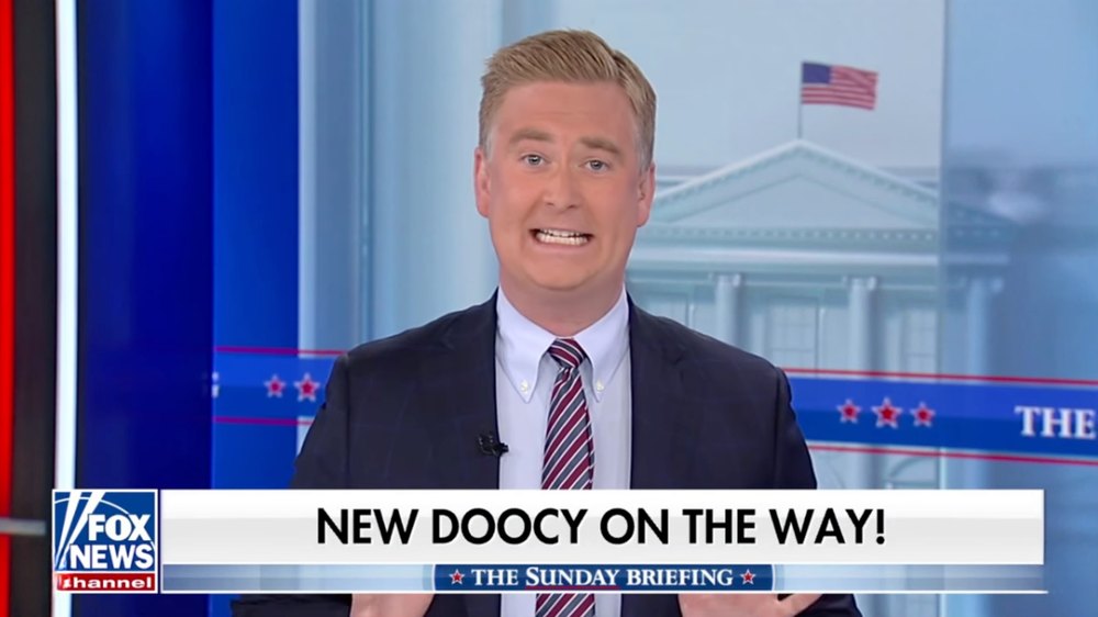 Fox News host Peter Doocy announces his wife is pregnant with 3rd child ...