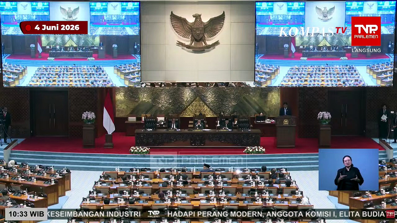 Menkeu Purbaya Sampaikan Pidato di DPR Bahas RUU Keuangan