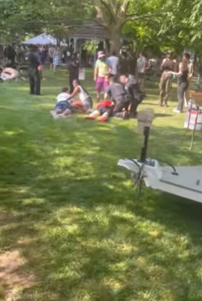 Police hunt for suspect after 12 people shot at family-friendly summer ...