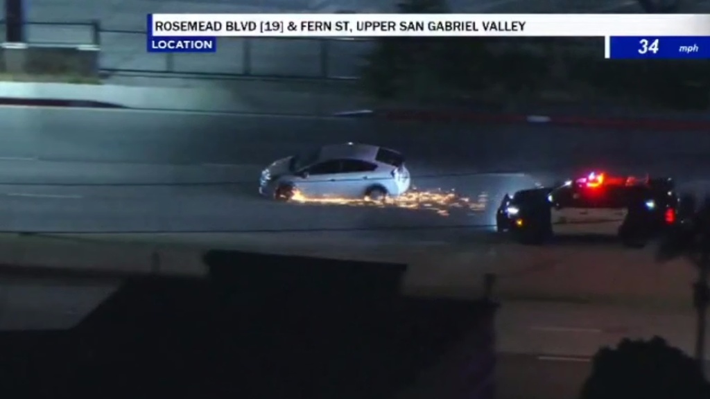 Riverside County kidnapping suspect arrested after spike strip, PIT ...