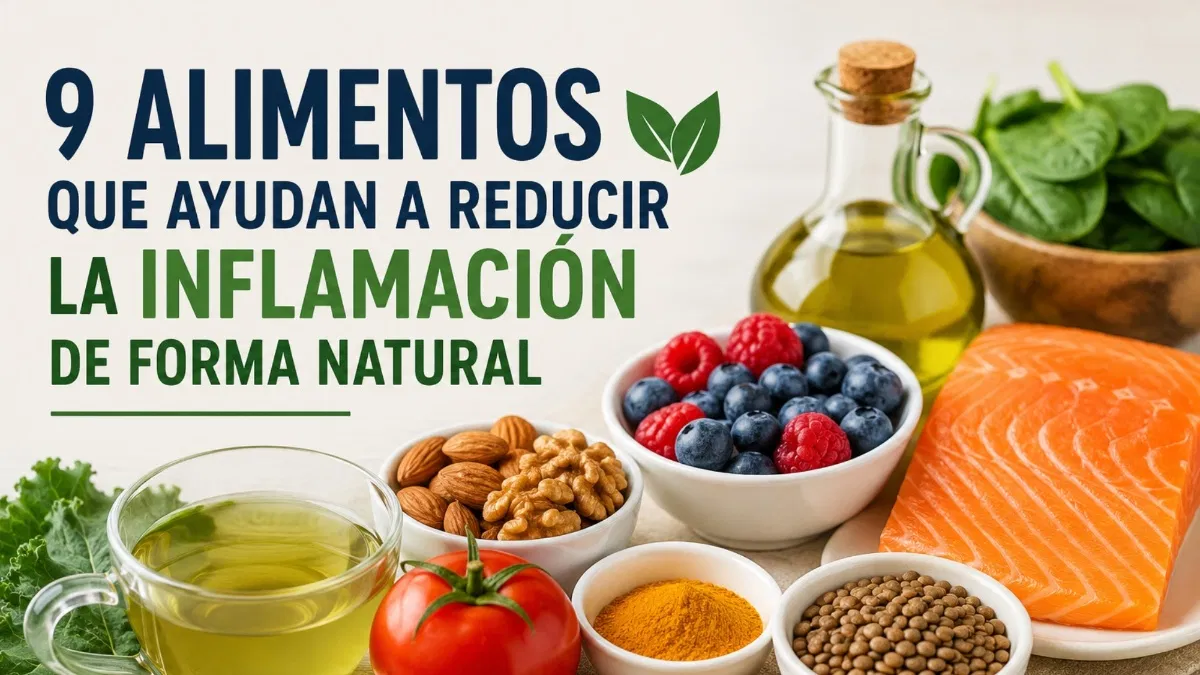 Los 9 alimentos que ayudan a reducir la inflamación de forma natural ...