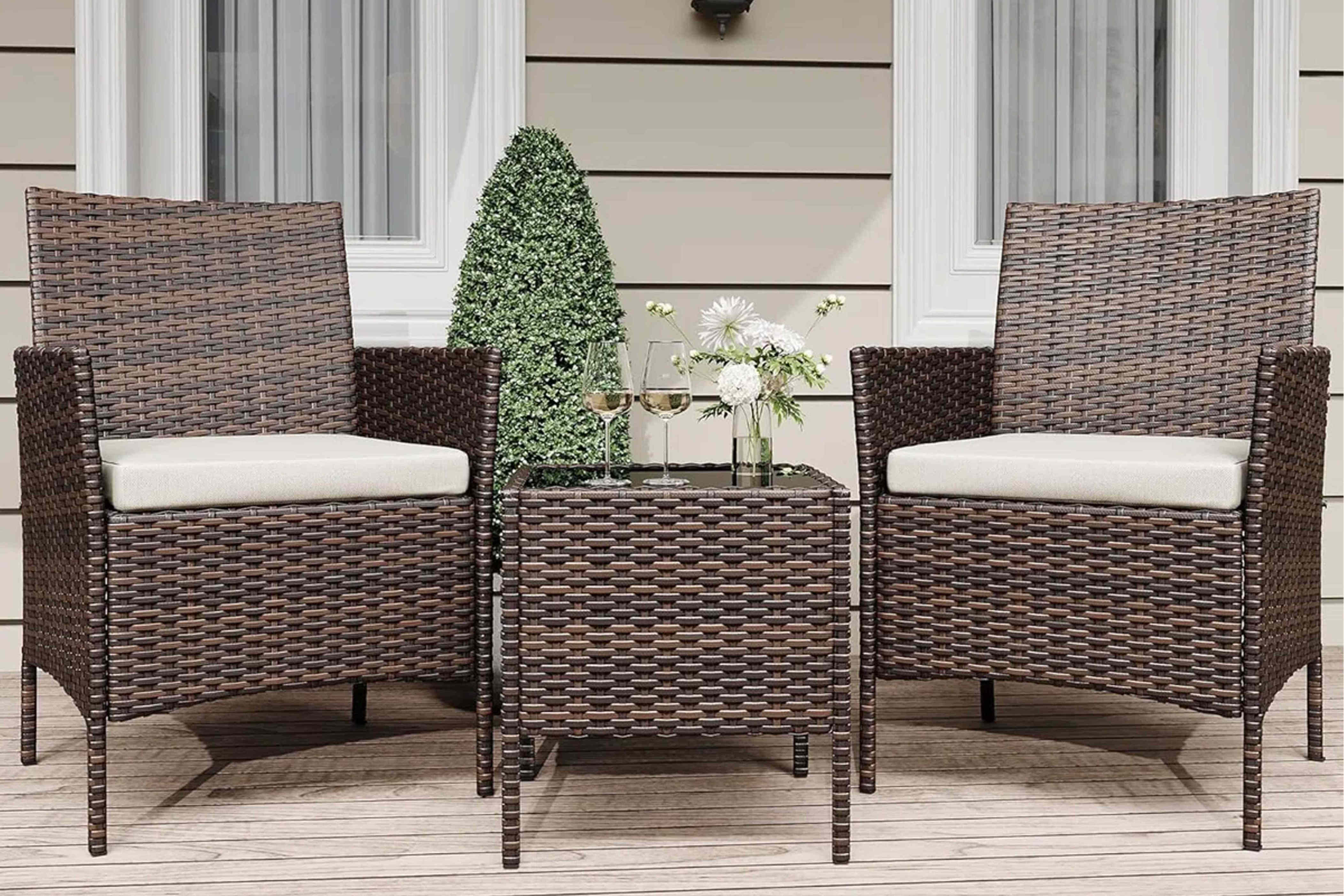 I scoured Wayfair’s outdoor shop to upgrade my patio on a budget—comfy ...