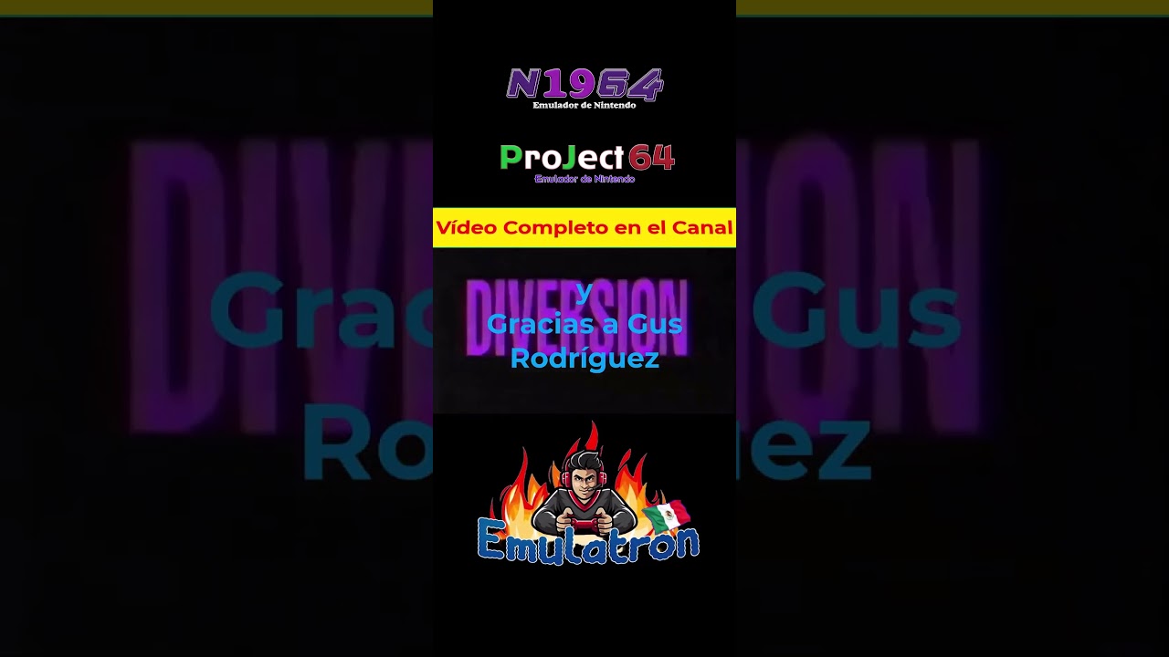 Project 64 y N1964 - emulador de Nintendo 64