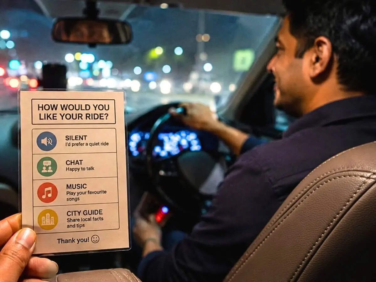 Silent one please: Woman passenger praises Uber driver's 'ride menu ...